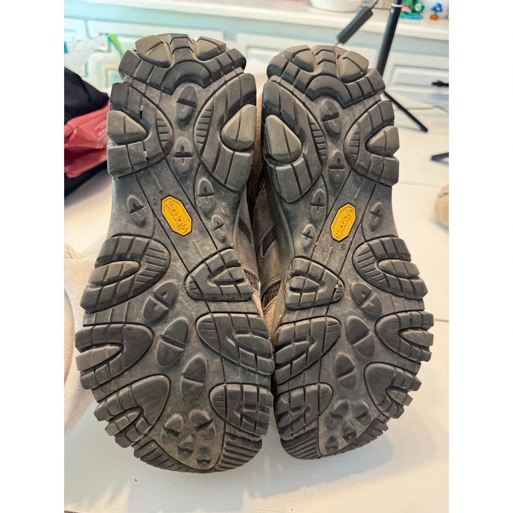 Merrell Moab 3 Hiking Shoes Mens 11 Wide Walnut Suede Vibram J035893W